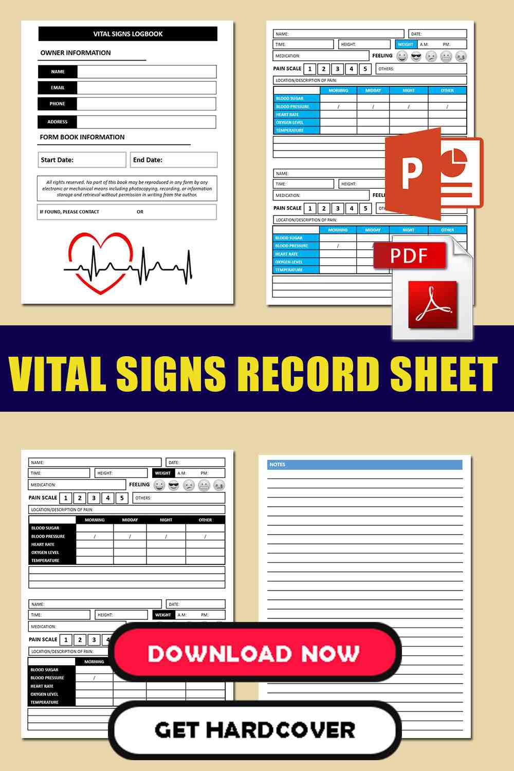 Vital Signs Chart 